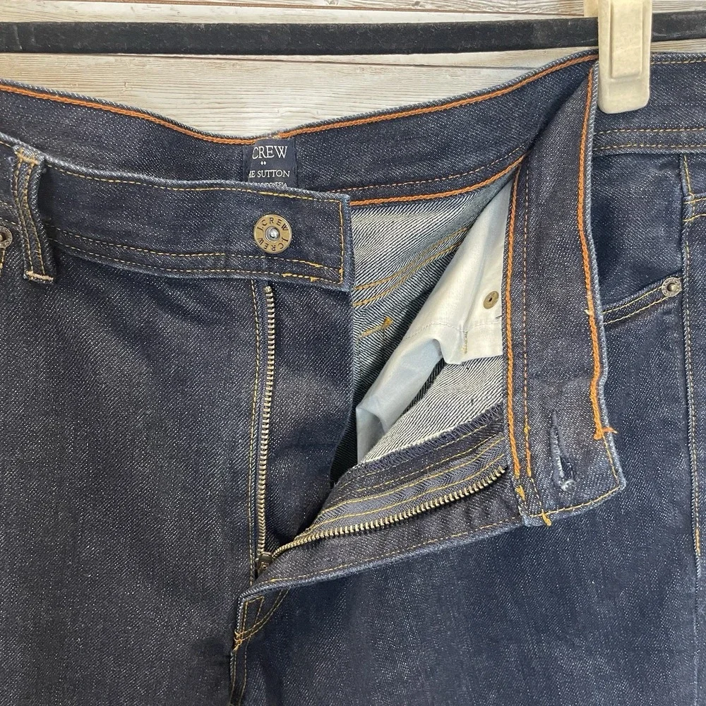 J. Crew Factory Men's Relaxed Jeans - Dark Indigo